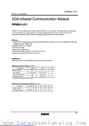 RPM841-H11 datasheet pdf ROHM