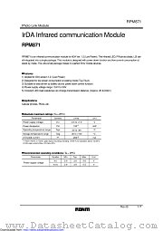 RPM871-E2A datasheet pdf ROHM