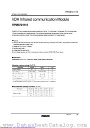 RPM872-H12E4A datasheet pdf ROHM
