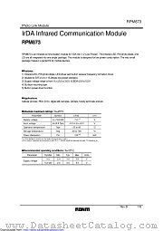 RPM873-E2A datasheet pdf ROHM