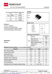 RQ6E035AT datasheet pdf ROHM