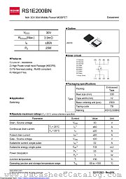 RS1E200BN datasheet pdf ROHM