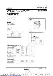 RSL020P03FRATR datasheet pdf ROHM