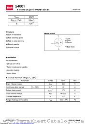 S4001 datasheet pdf ROHM