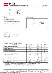 S6203 datasheet pdf ROHM