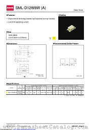SML-D12W8W(A) datasheet pdf ROHM