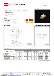 SML-D15UW datasheet pdf ROHM