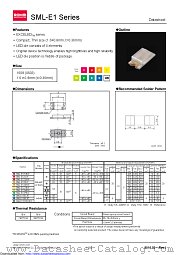 SML-E12P8W datasheet pdf ROHM