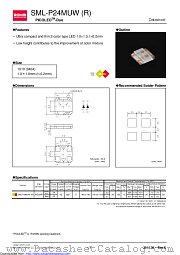 SML-P24MUW(R) datasheet pdf ROHM