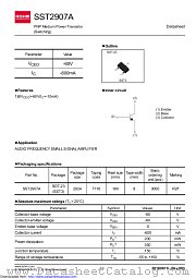 SST2907AT116 datasheet pdf ROHM