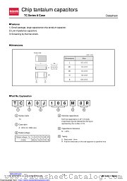 TCA1A475M8R datasheet pdf ROHM