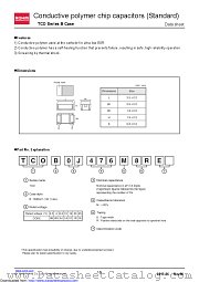 TCOB0J227M8R-EK datasheet pdf ROHM