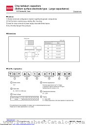 TCTAL0J157M8R datasheet pdf ROHM