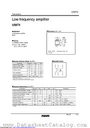 US6T4 datasheet pdf ROHM
