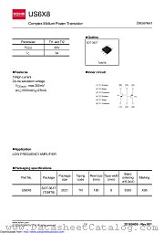US6X8TR datasheet pdf ROHM
