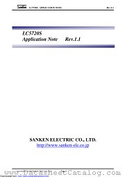 LC5720S datasheet pdf Sanken