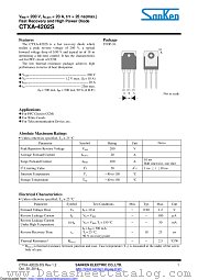 CTXA-4202S datasheet pdf Sanken