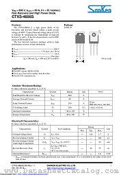 CTXS-4606S datasheet pdf Sanken