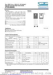 CTXS-6606S datasheet pdf Sanken