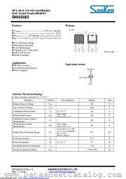 DKI03062 datasheet pdf Sanken