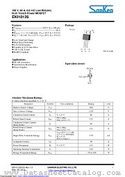 EKI10126 datasheet pdf Sanken
