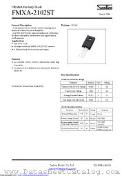 FMXA-2102ST datasheet pdf Sanken
