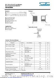 GKI03080 datasheet pdf Sanken