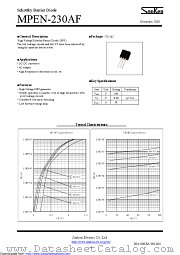 MPEN-230AF datasheet pdf Sanken