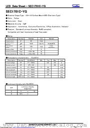 SEC1701C-YG datasheet pdf Sanken