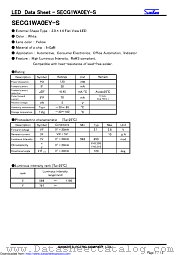 SECG1WA0EY-S datasheet pdf Sanken