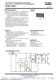 STR-V153 datasheet pdf Sanken