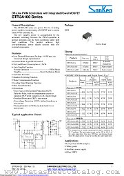 STR3A163HD datasheet pdf Sanken