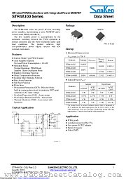 STR4A164HD datasheet pdf Sanken