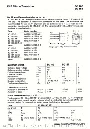BC161 paired datasheet pdf Siemens