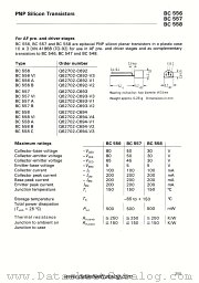 BC558VI datasheet pdf Siemens