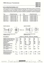 BCW79-10 datasheet pdf Siemens