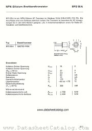 BFS55A datasheet pdf Siemens