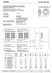 BStN4480l datasheet pdf Siemens