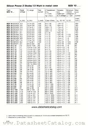 BZD10C6V8 datasheet pdf Siemens