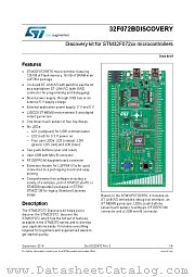 STM32F072B-DISCO datasheet pdf ST Microelectronics