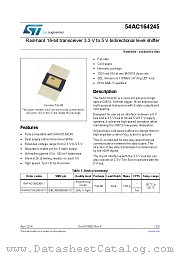 RHRAC164245K01V datasheet pdf ST Microelectronics