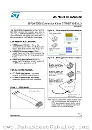 AC7MDT10-D20/S20 datasheet pdf ST Microelectronics