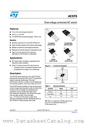 ACST610-8R datasheet pdf ST Microelectronics