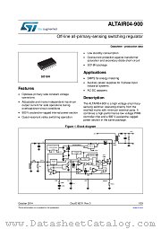ALTAIR04-900TR datasheet pdf ST Microelectronics