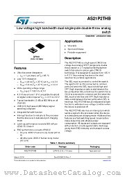 AS21P2THBQ datasheet pdf ST Microelectronics