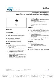 AuKey datasheet pdf ST Microelectronics
