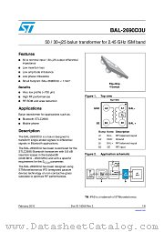 BAL-2690D3U datasheet pdf ST Microelectronics
