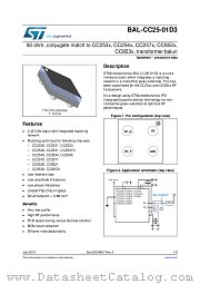 BAL-CC25-01D3 datasheet pdf ST Microelectronics