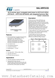 BAL-NRF01D3 datasheet pdf ST Microelectronics