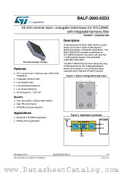 BALF-2690-02D3 datasheet pdf ST Microelectronics